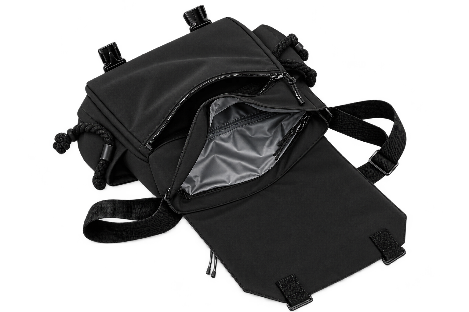Women’s Nylon Crossbody Shoulder Bag – Large Capacity Canvas Messenger Bag