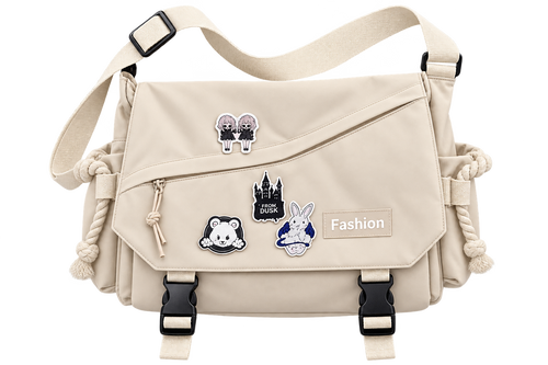 Women’s Nylon Crossbody Shoulder Bag – Large Capacity Canvas Messenger Bag