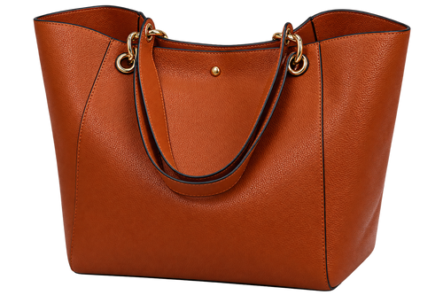 Pahajim Women's Large PU Leather Tote Bag Shoulder Handbag Top Handle Bag for Work and Shopping