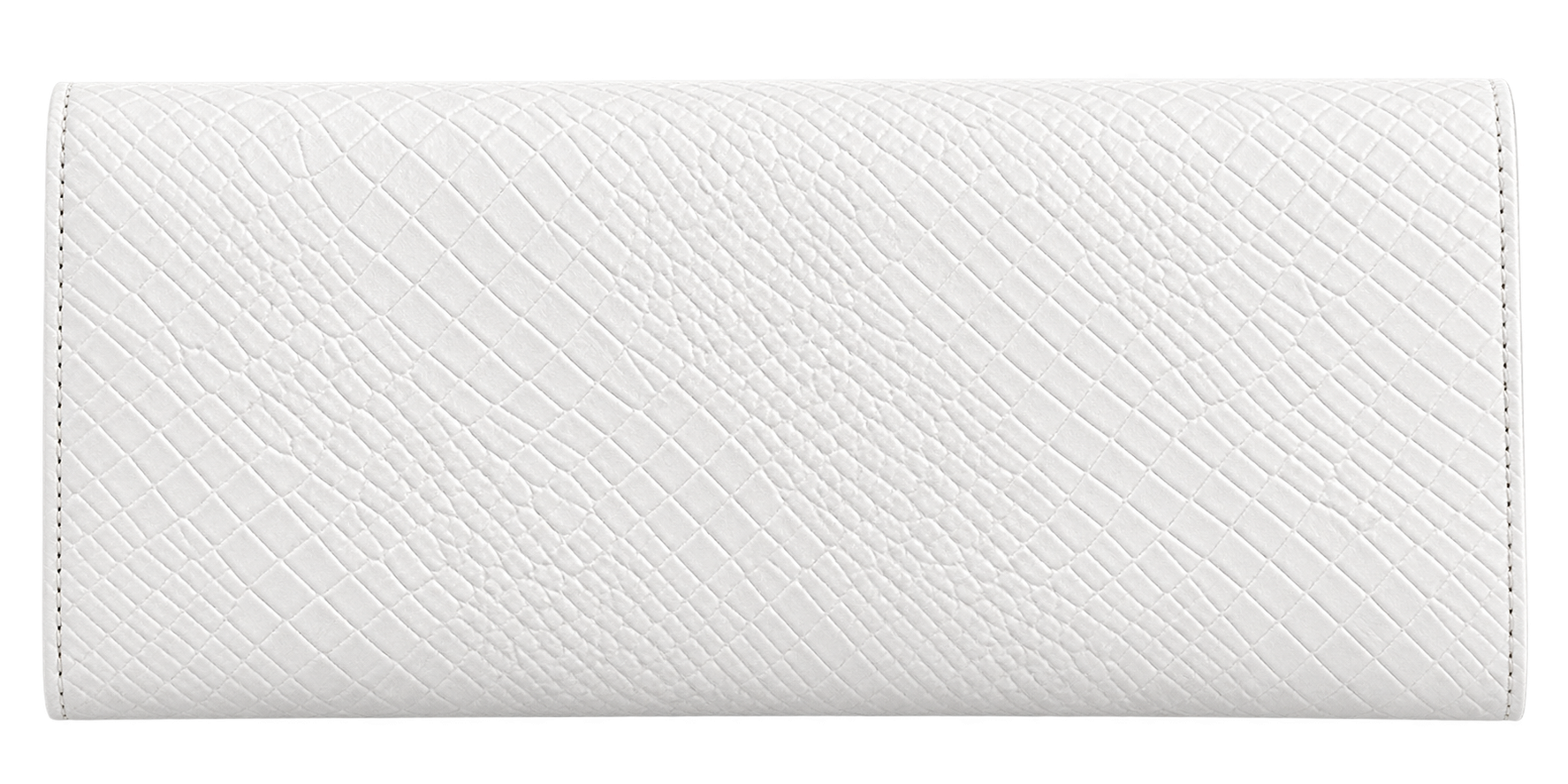 Women’s Black Snake Print Clutch Bag with Gold Square Lock – Envelope