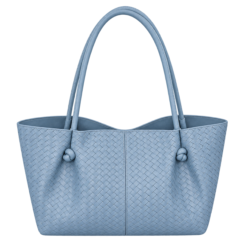 Woven Tote Bag for Women – Large Capacity Shoulder Handbag